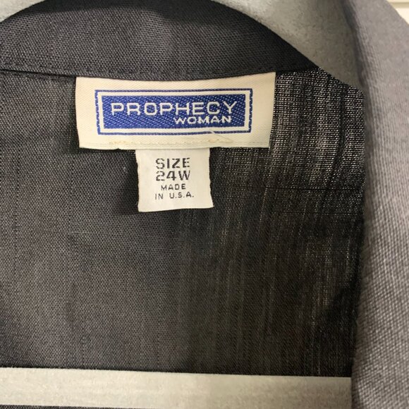 Prophecy Woman Brand Black Jacket, Size 24W, NWT - Picture 3 of 4